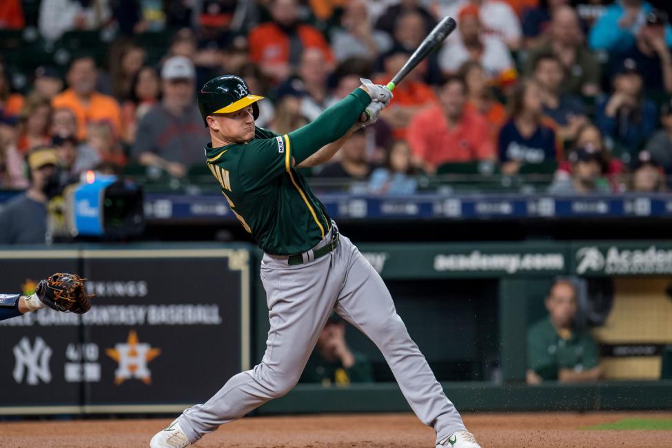 Oakland Athletics third baseman Matt Chapman has two walk-off home runs this season. File Photo by Trask Smith/UPI | License Photo