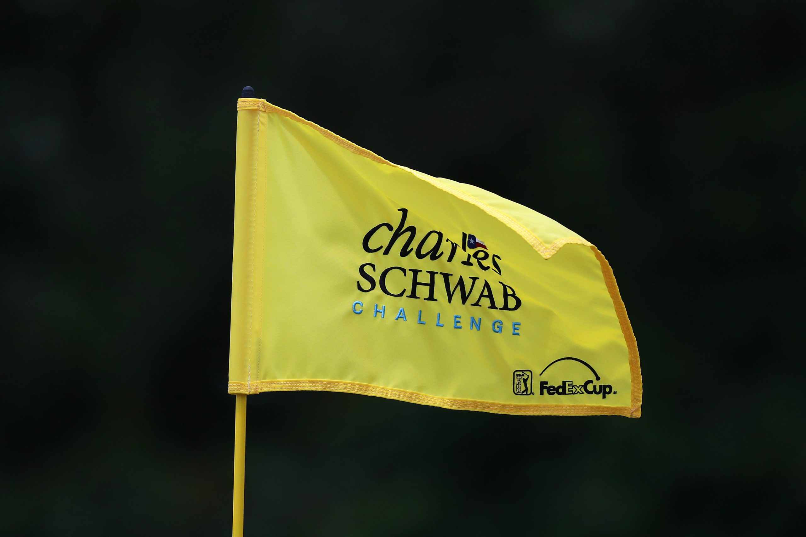 (A general view of a flag during the first round of the Charles Schwab Challenge at Colonial Country Club on May 23, 2019 in Fort Worth, Texas. Tom Pennington/Getty Images)