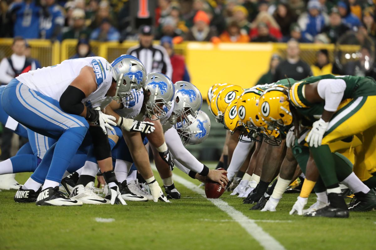 green bay packers against detroit lions