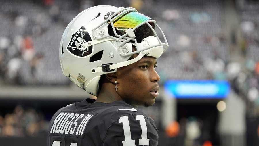 Raiders will be without speedy receiver Ruggs vs Patriots - The