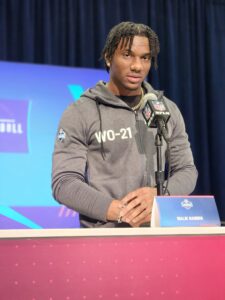 Malik Nabers presser at NFL combine 