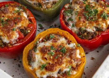 enchilada stuffed bell peppers.