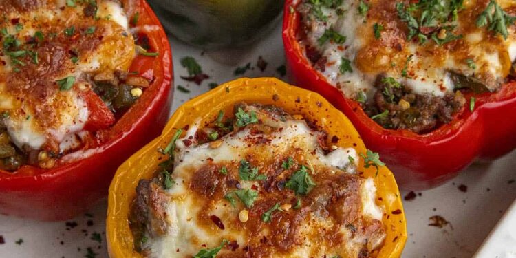 enchilada stuffed bell peppers.